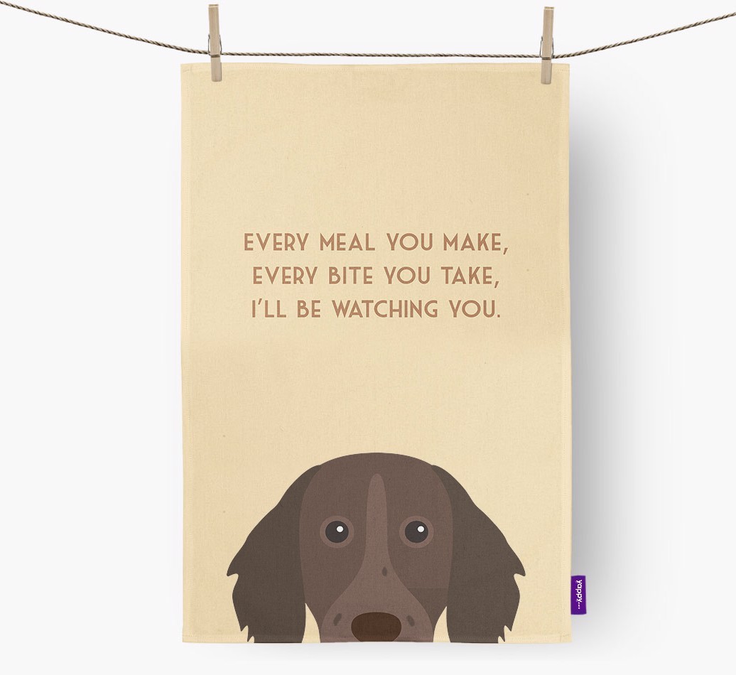 'I'll be watching you' Tea Towel