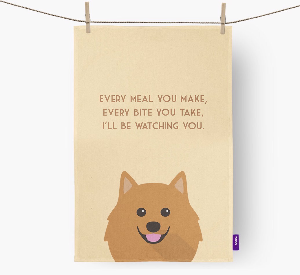 'I'll be watching you' Dish Towel
