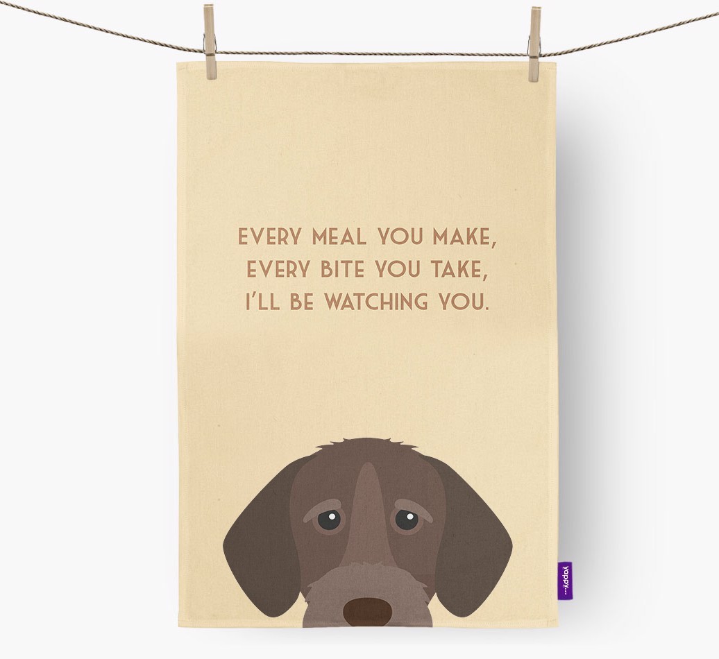 'I'll be watching you' Tea Towel