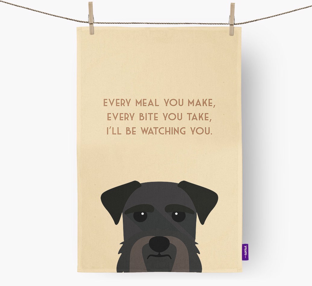 'I'll be watching you' Tea Towel