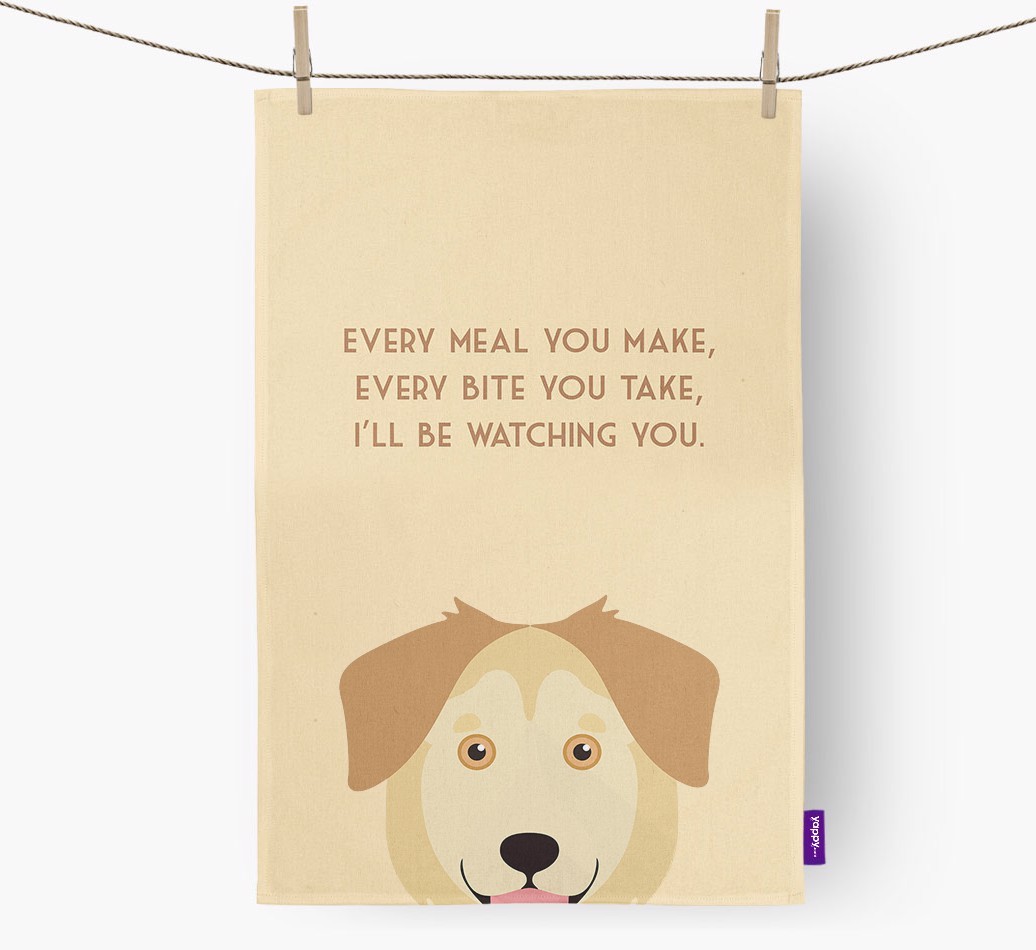 'I'll be watching you' Tea Towel