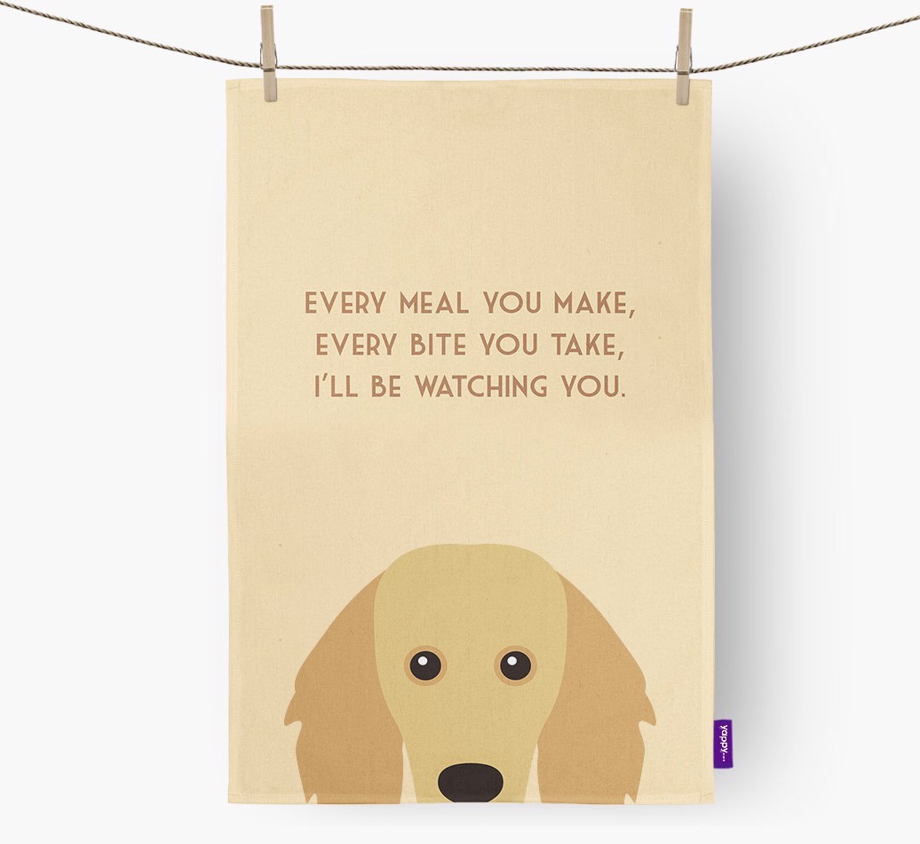 'I'll be watching you' Tea Towel