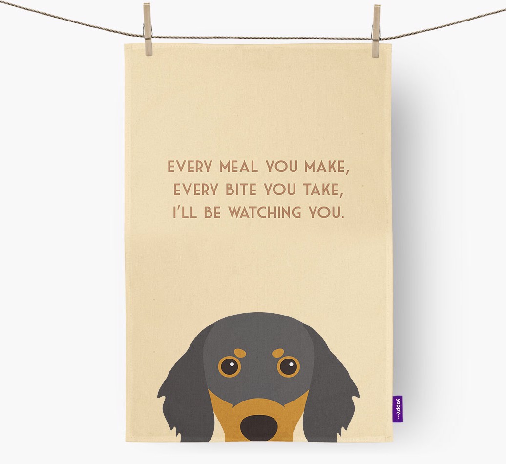 'I'll be watching you' Tea Towel