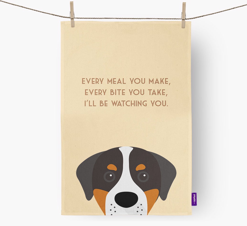 'I'll be watching you' Tea Towel