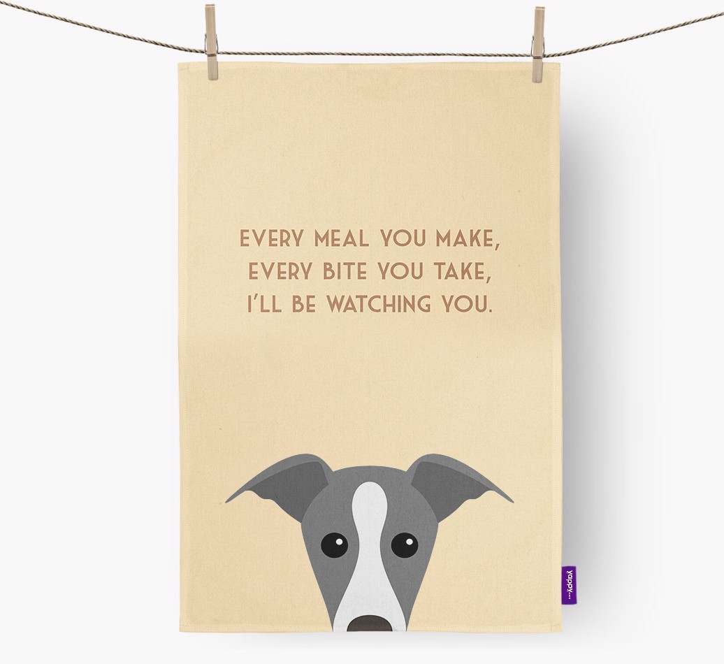 'I'll be watching you' Tea Towel