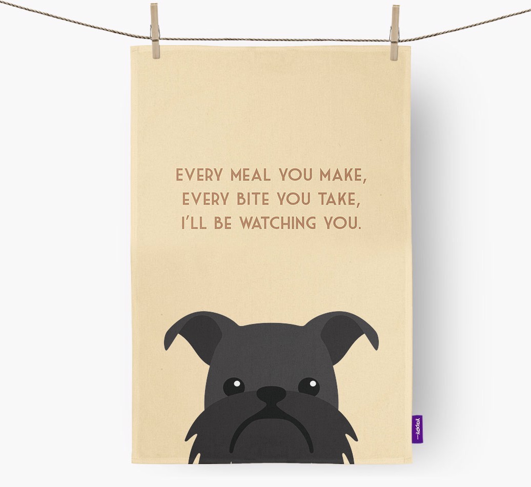 'I'll be watching you' Tea Towel