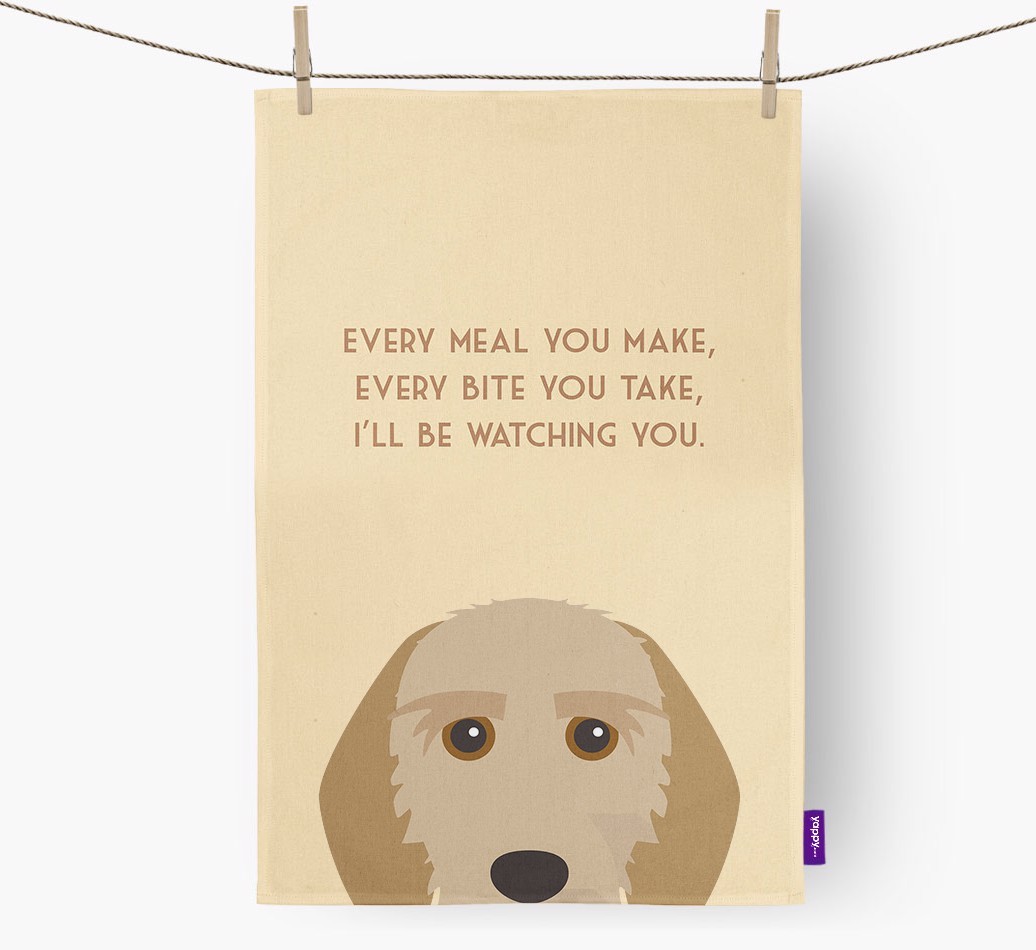 'I'll be watching you' Tea Towel