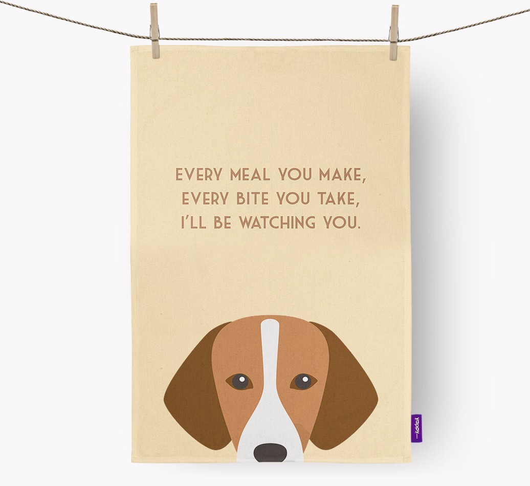 'I'll be watching you' Tea Towel