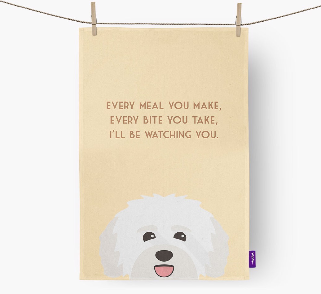 'I'll be watching you' Tea Towel