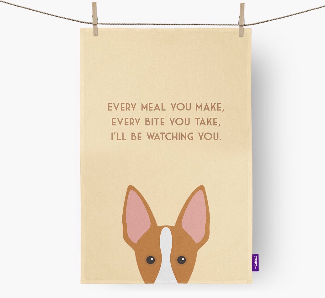 'I'll be watching you' Tea Towel