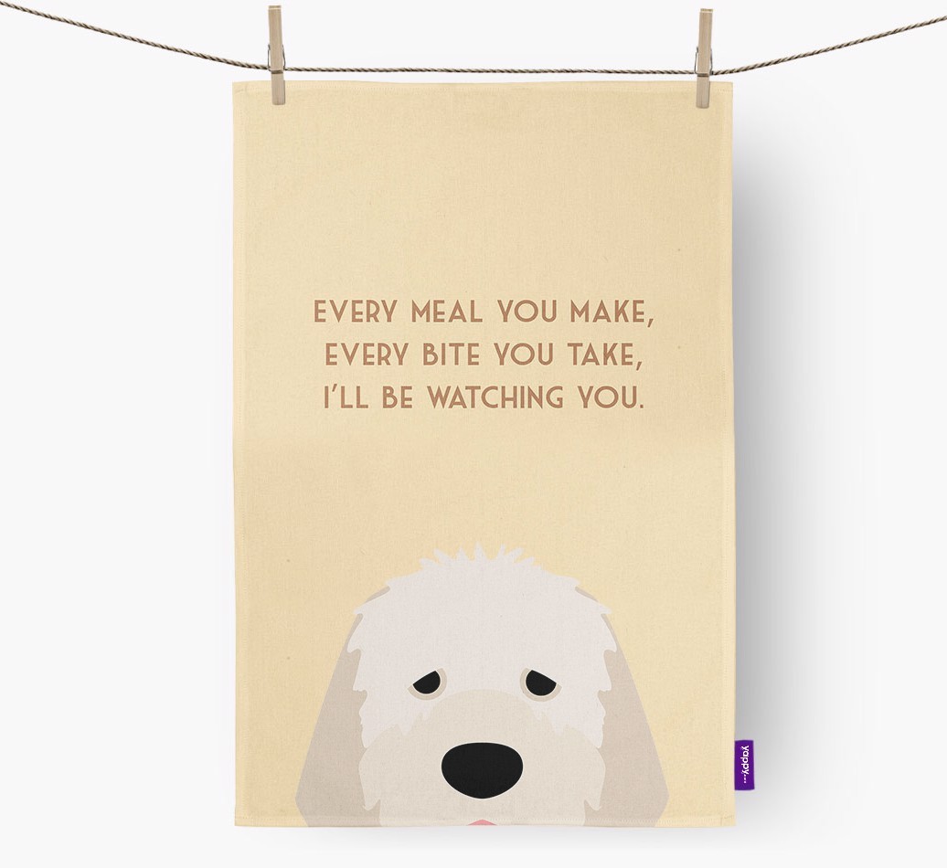 'I'll be watching you' Tea Towel