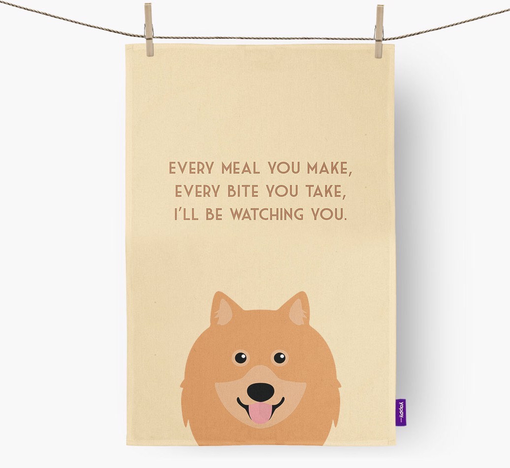 'I'll be watching you' Tea Towel