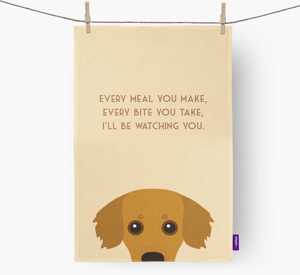 'I'll be watching you' Tea Towel