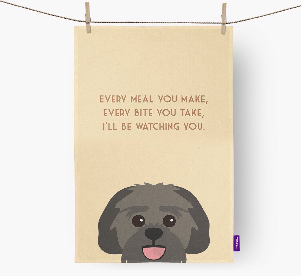 'I'll be watching you' Tea Towel