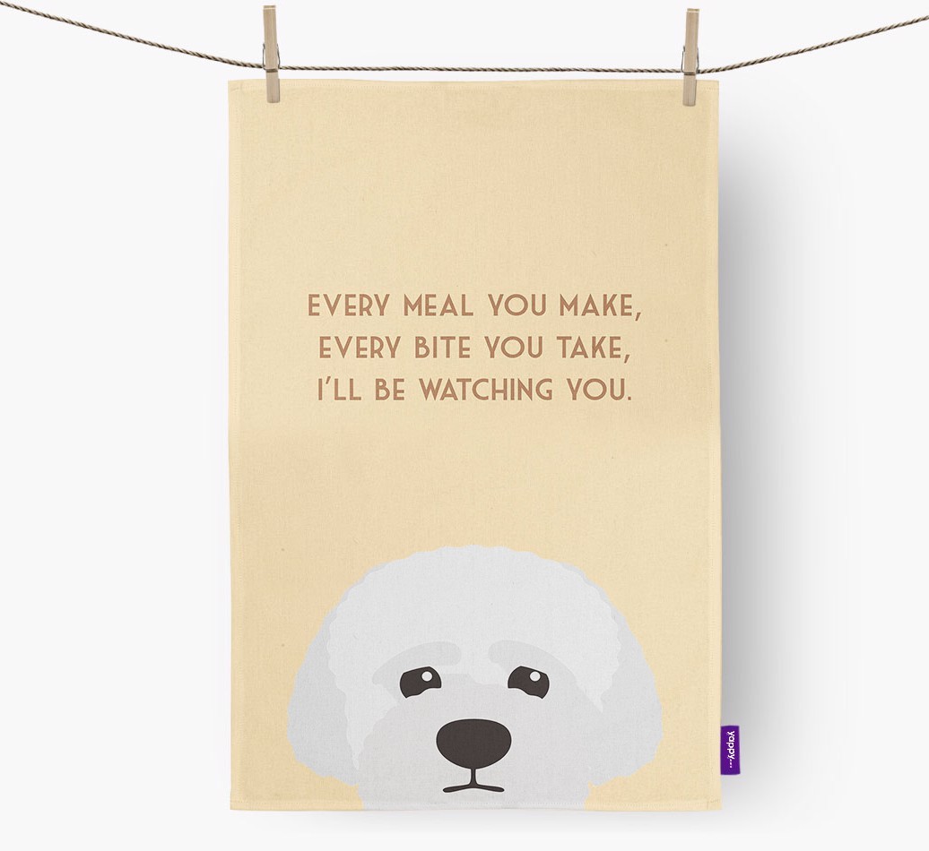 'I'll be watching you' Tea Towel