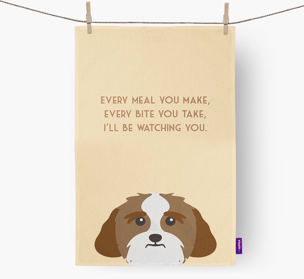 'I'll be watching you' Tea Towel