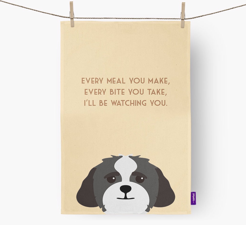 'I'll be watching you' Tea Towel