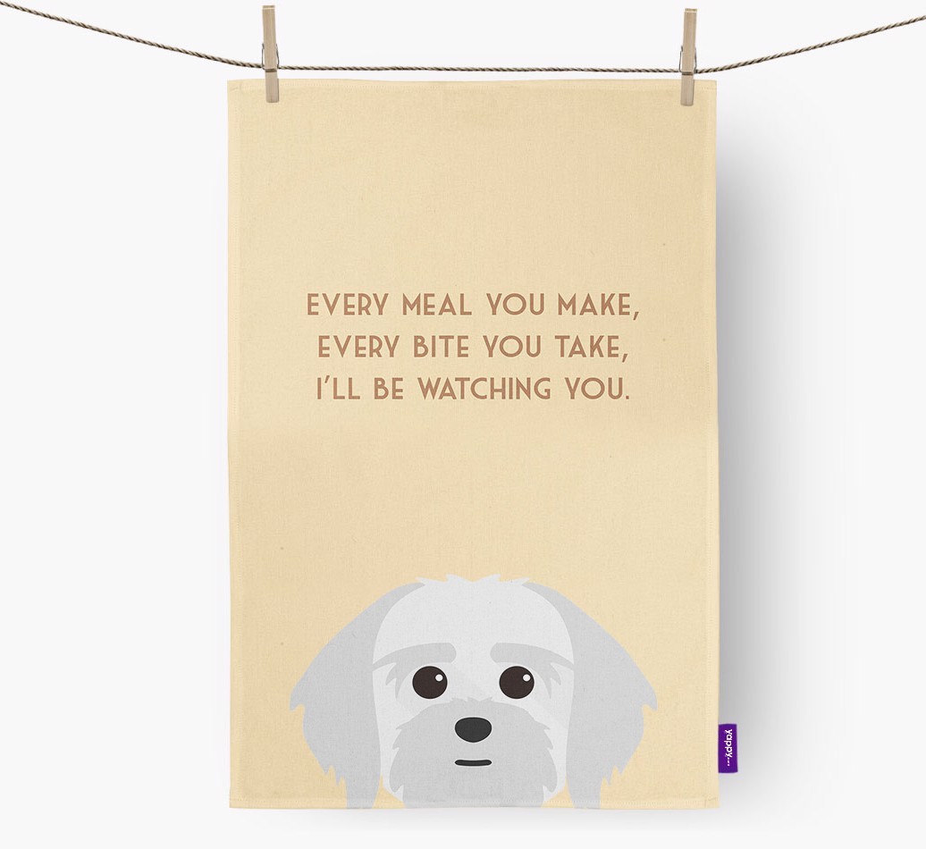'I'll be watching you' Tea Towel