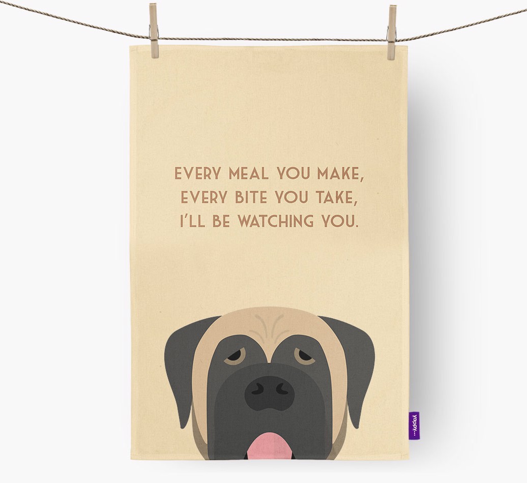 'I'll be watching you' Tea Towel