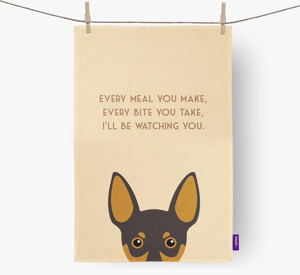 'I'll be watching you' Dish Towel