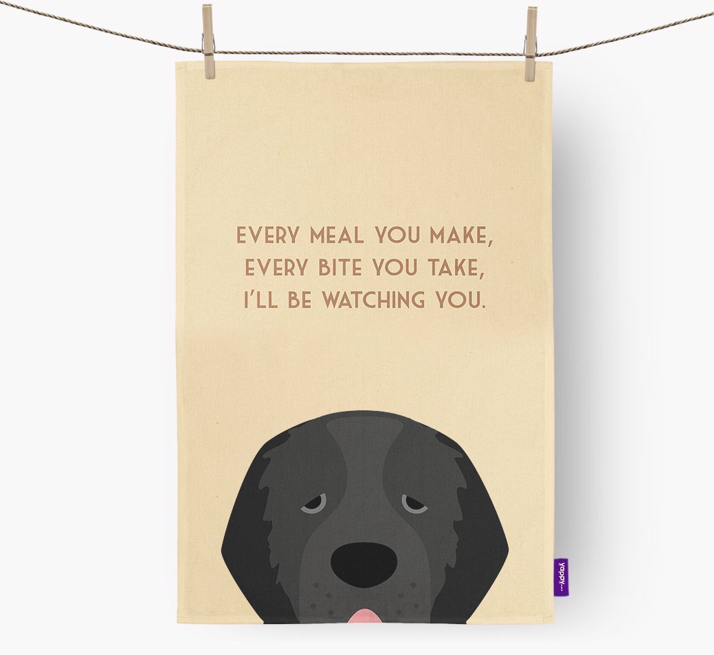 'I'll be watching you' Tea Towel
