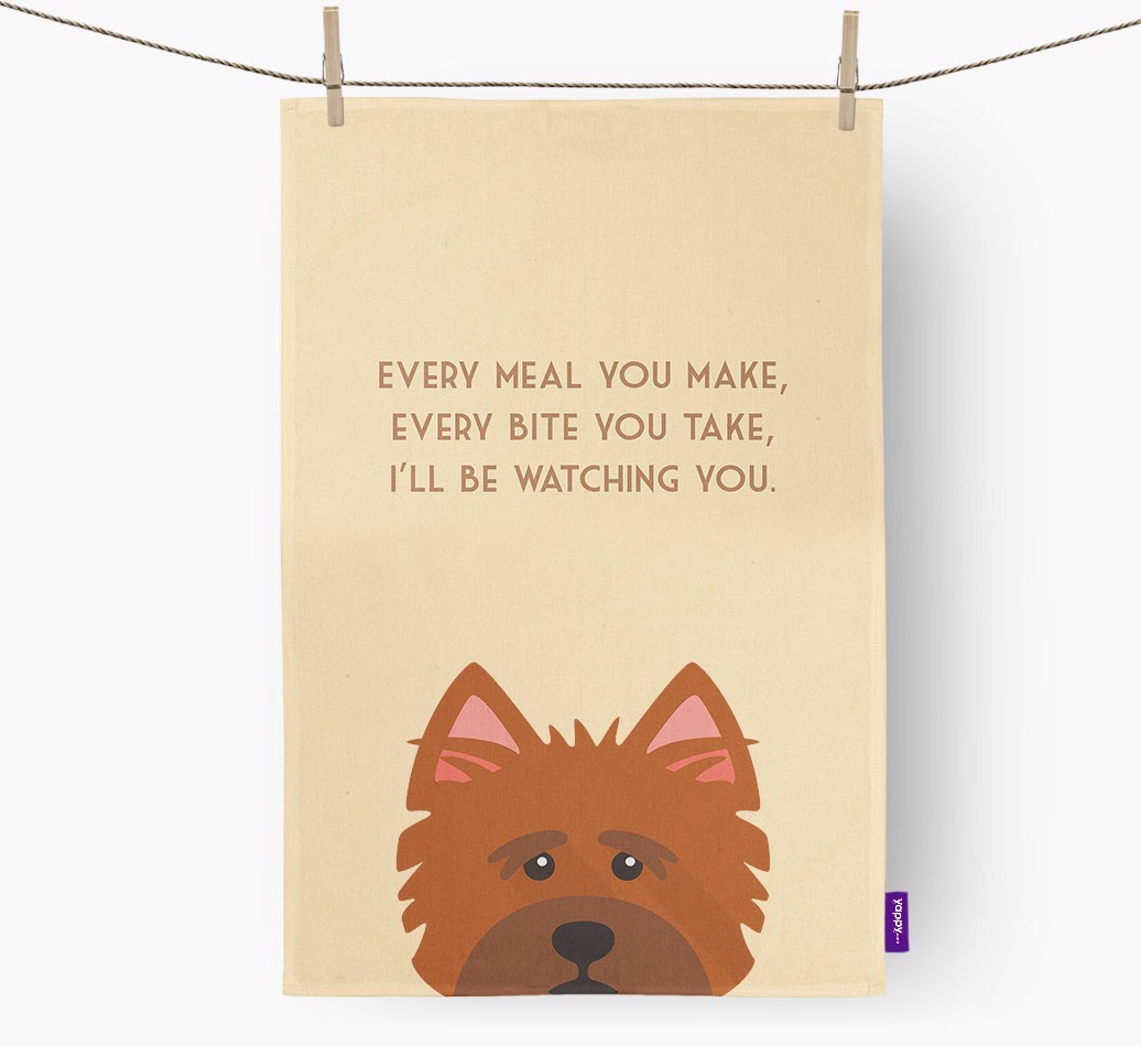 'I'll be watching you' Tea Towel