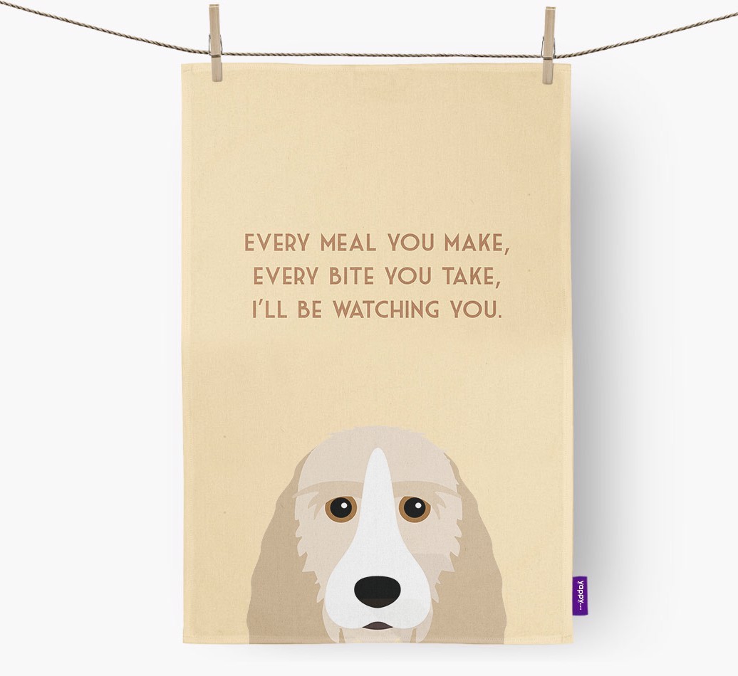 'I'll be watching you' Tea Towel