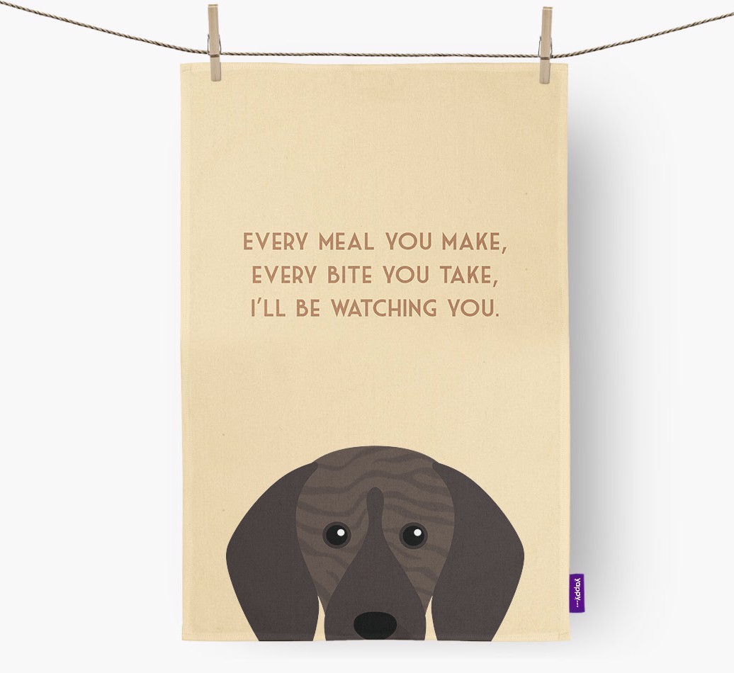 'I'll be watching you' Tea Towel