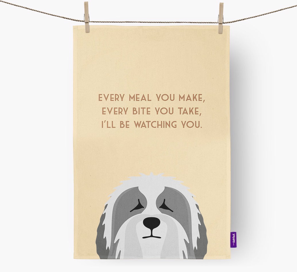 'I'll be watching you' Tea Towel