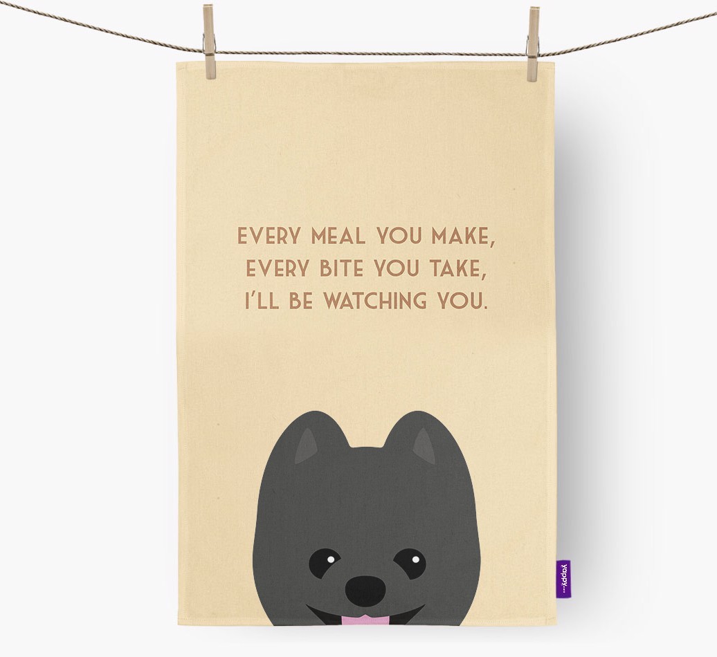 'I'll be watching you' Tea Towel