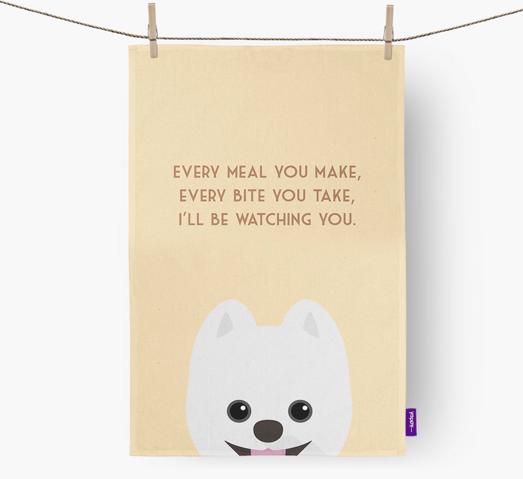 'I'll be watching you' Tea Towel