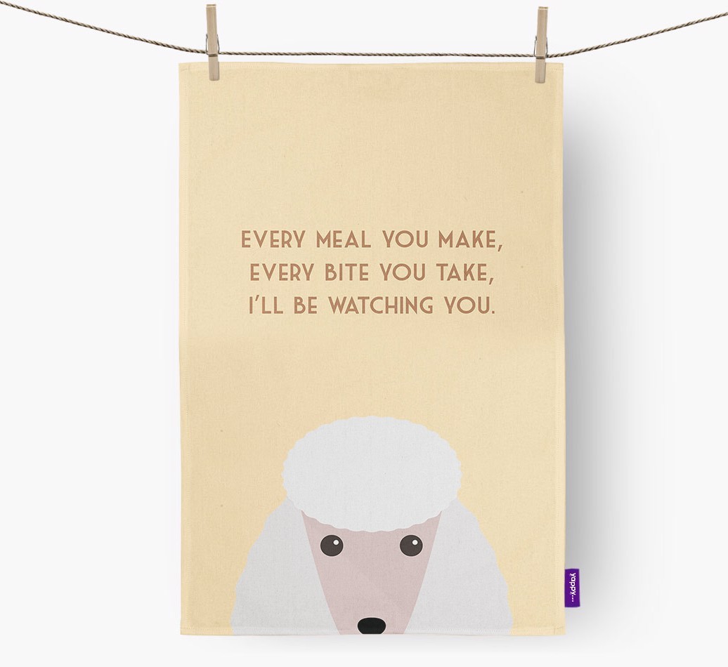'I'll be watching you' Tea Towel