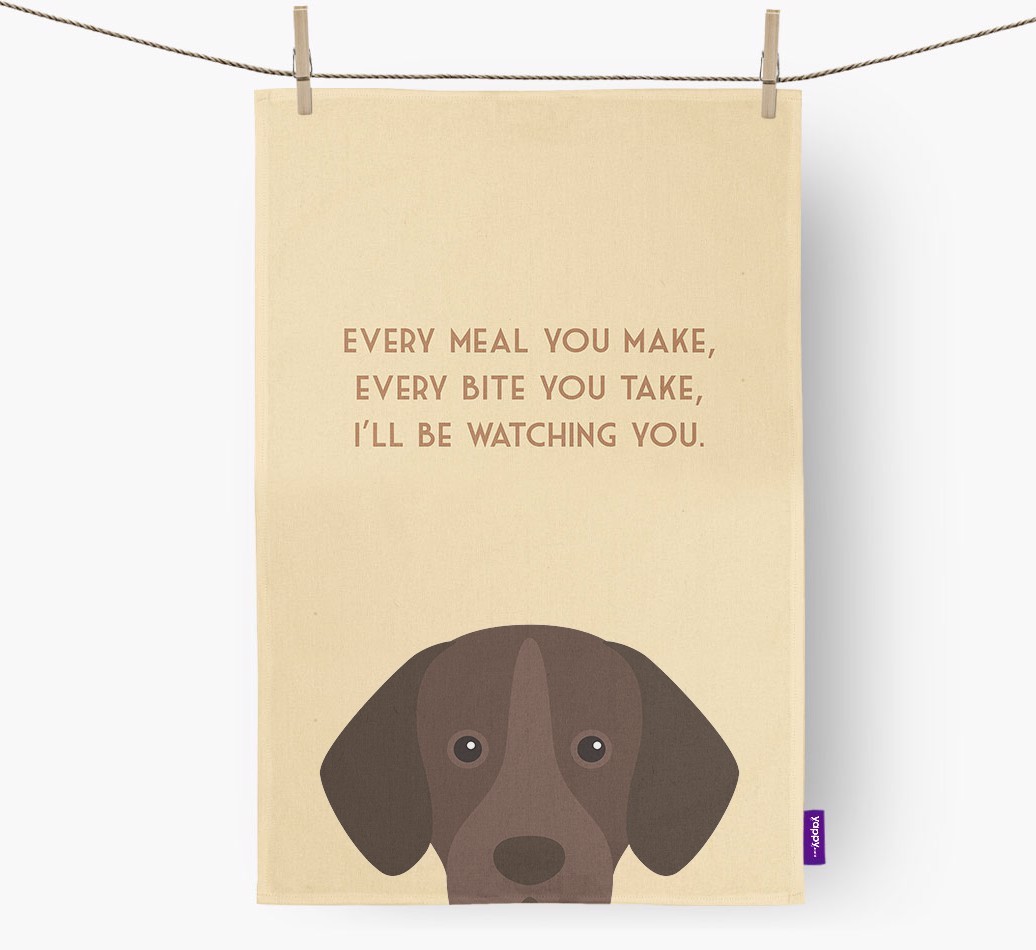 'I'll be watching you' Tea Towel