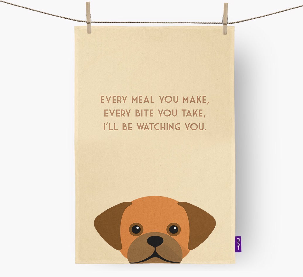 'I'll be watching you' Tea Towel