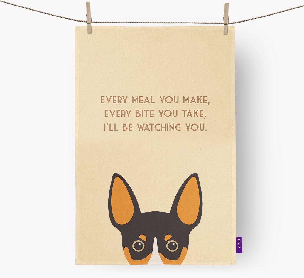 'I'll be watching you' Tea Towel