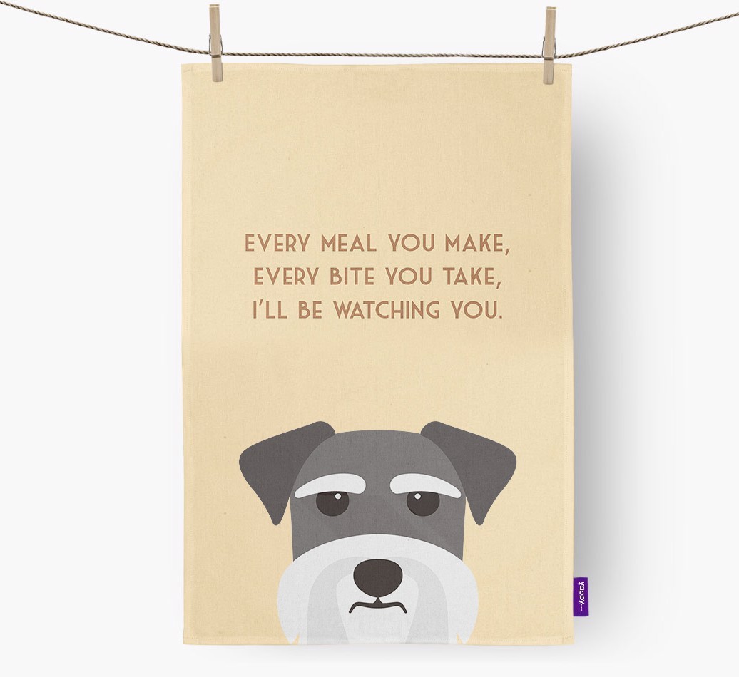'I'll be watching you' Tea Towel