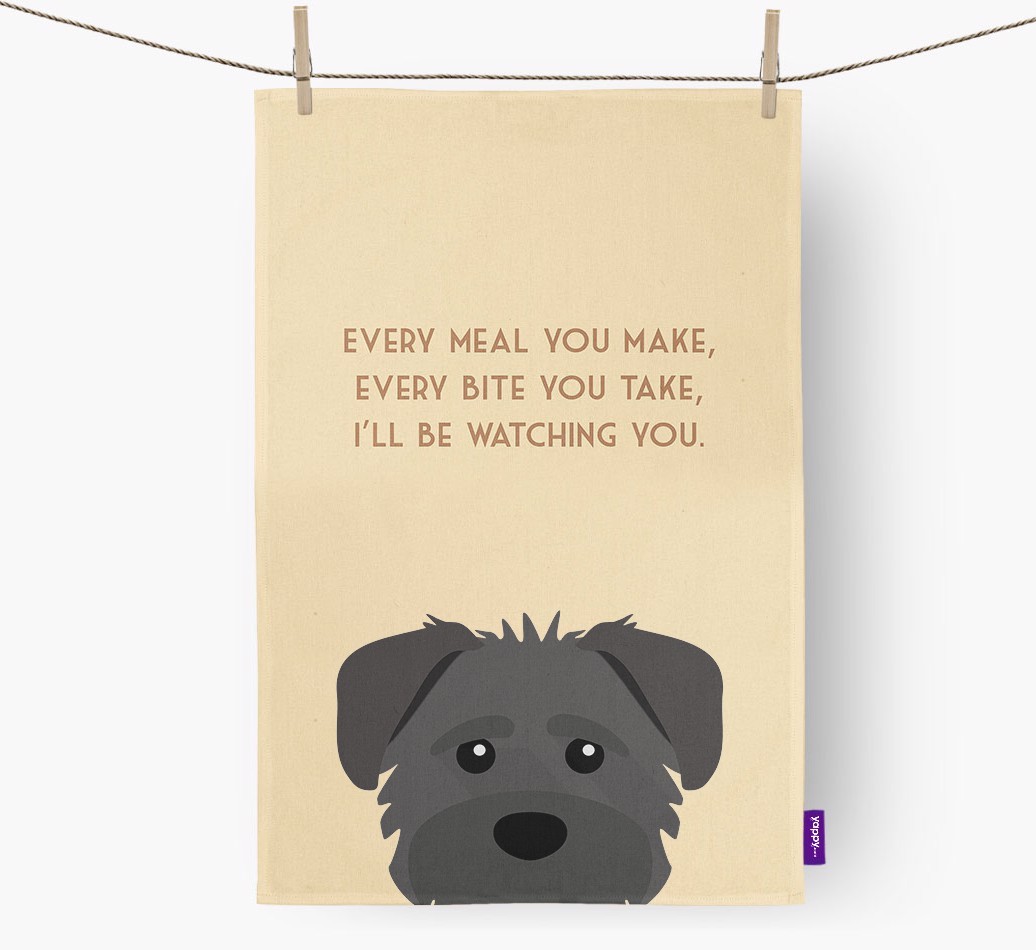 'I'll be watching you' Tea Towel