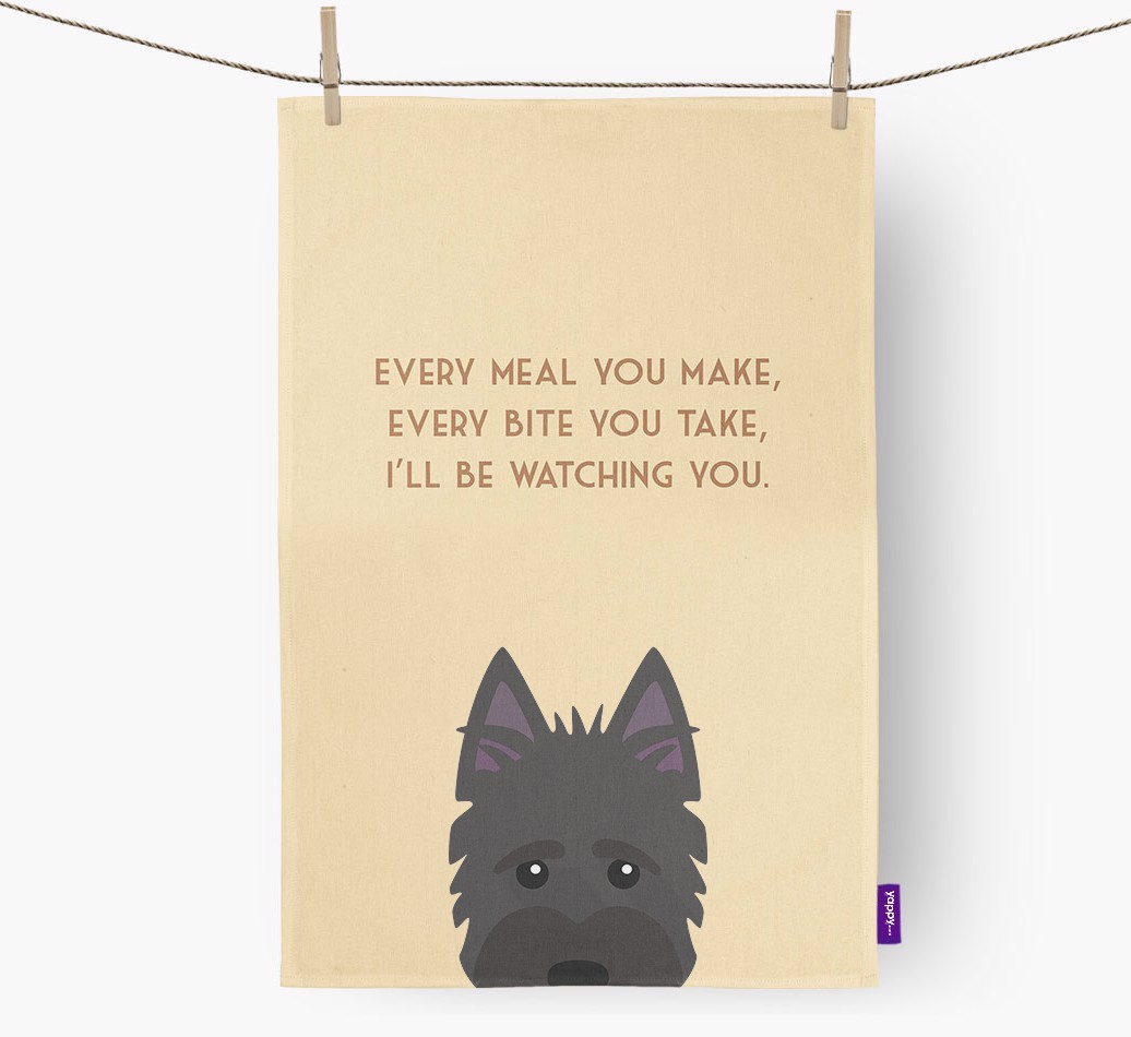 'I'll be watching you' Tea Towel