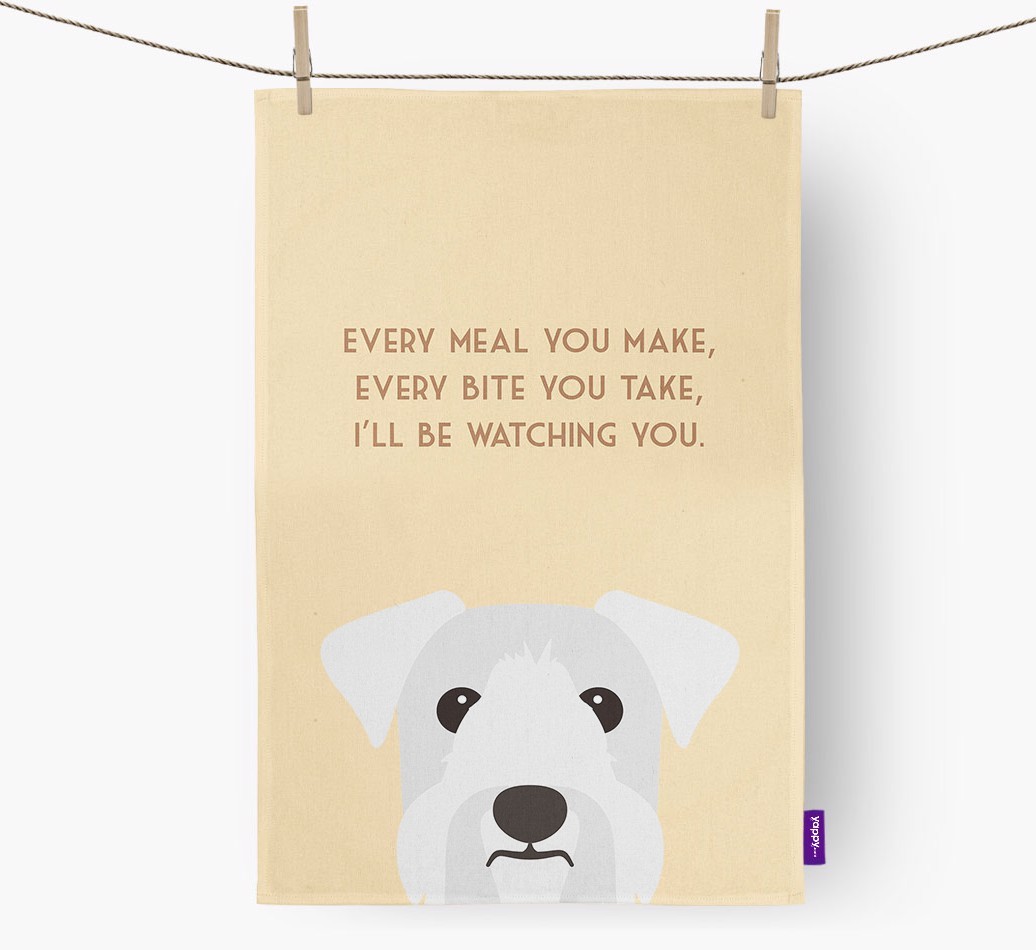 'I'll be watching you' Tea Towel
