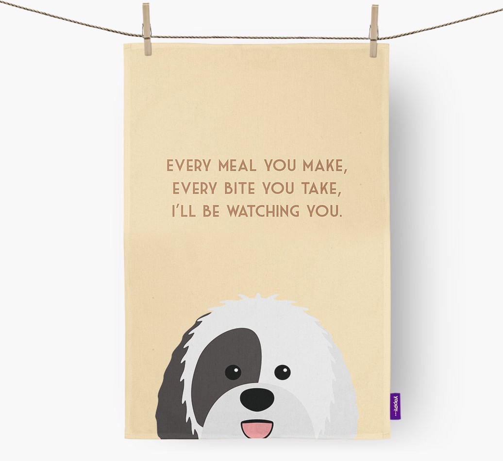 'I'll be watching you' Tea Towel