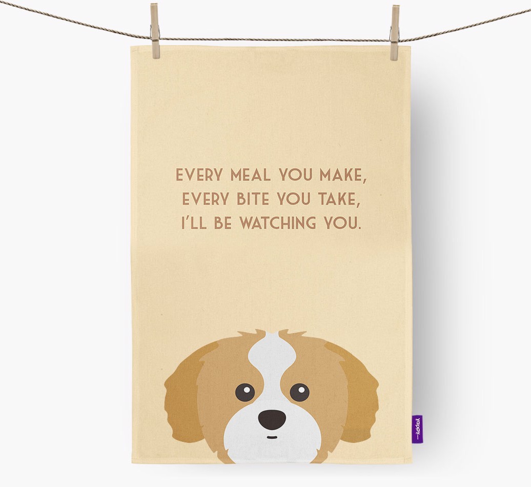 'I'll be watching you' Tea Towel