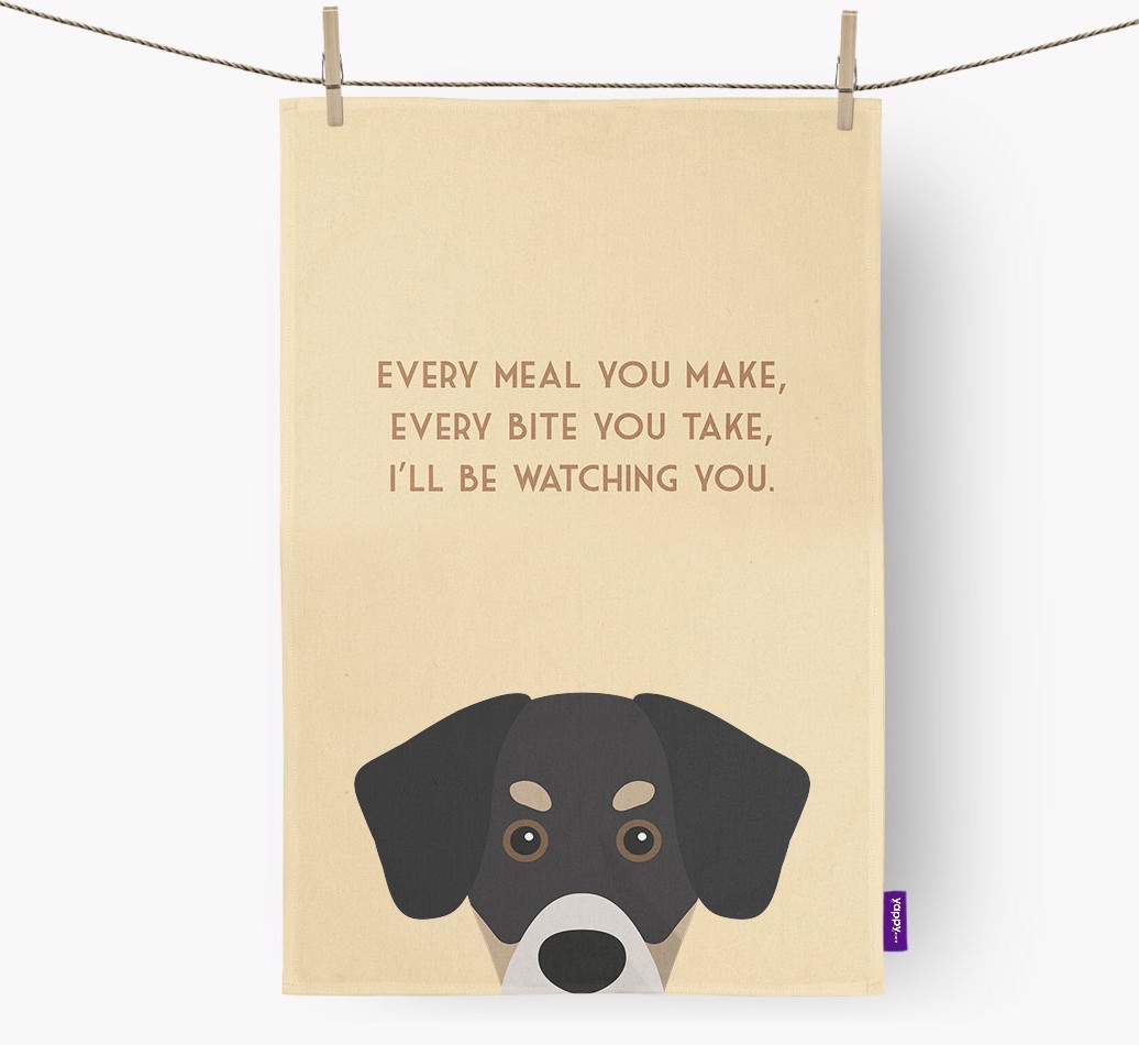 'I'll be watching you' Tea Towel