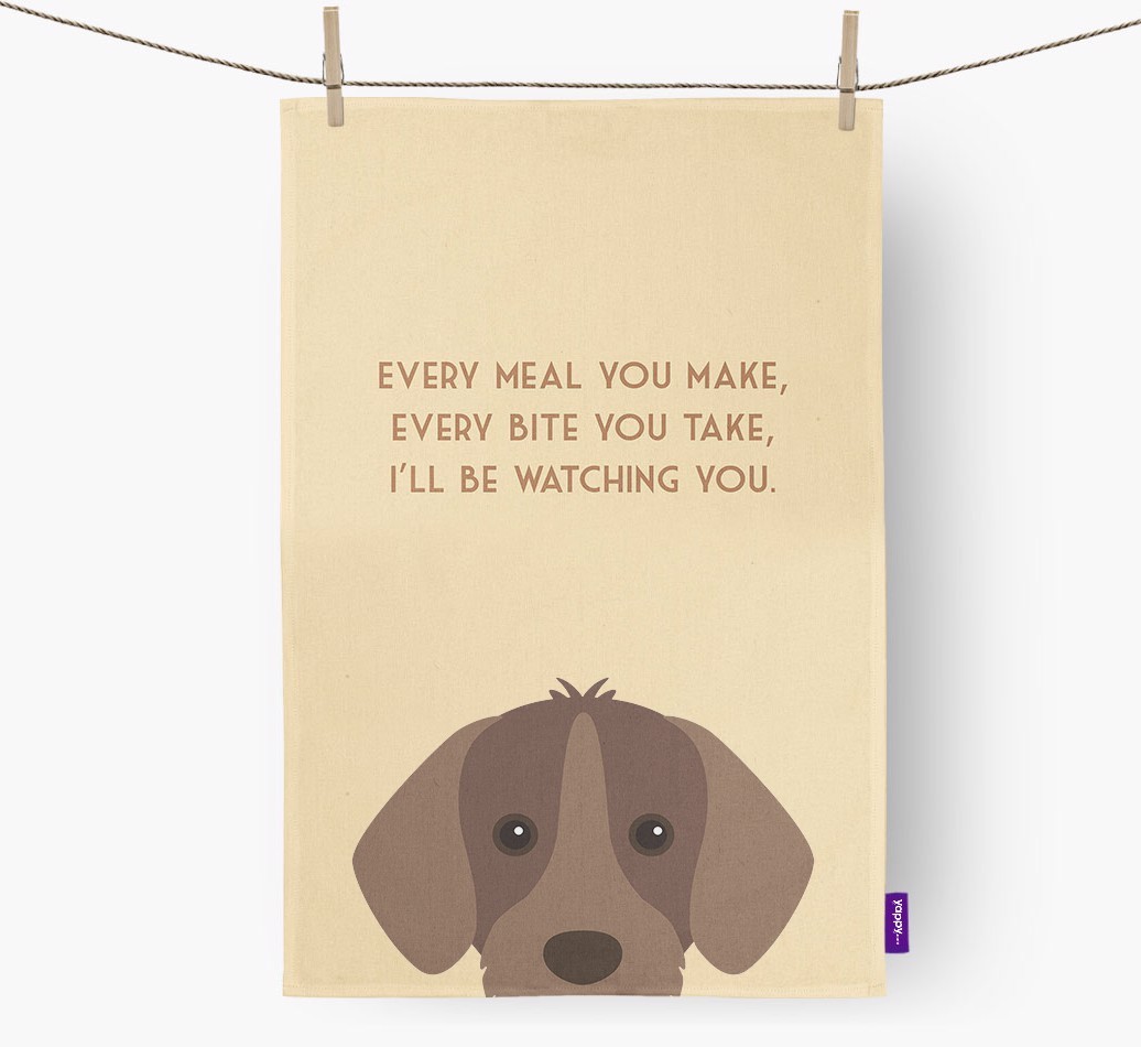 'I'll be watching you' Tea Towel