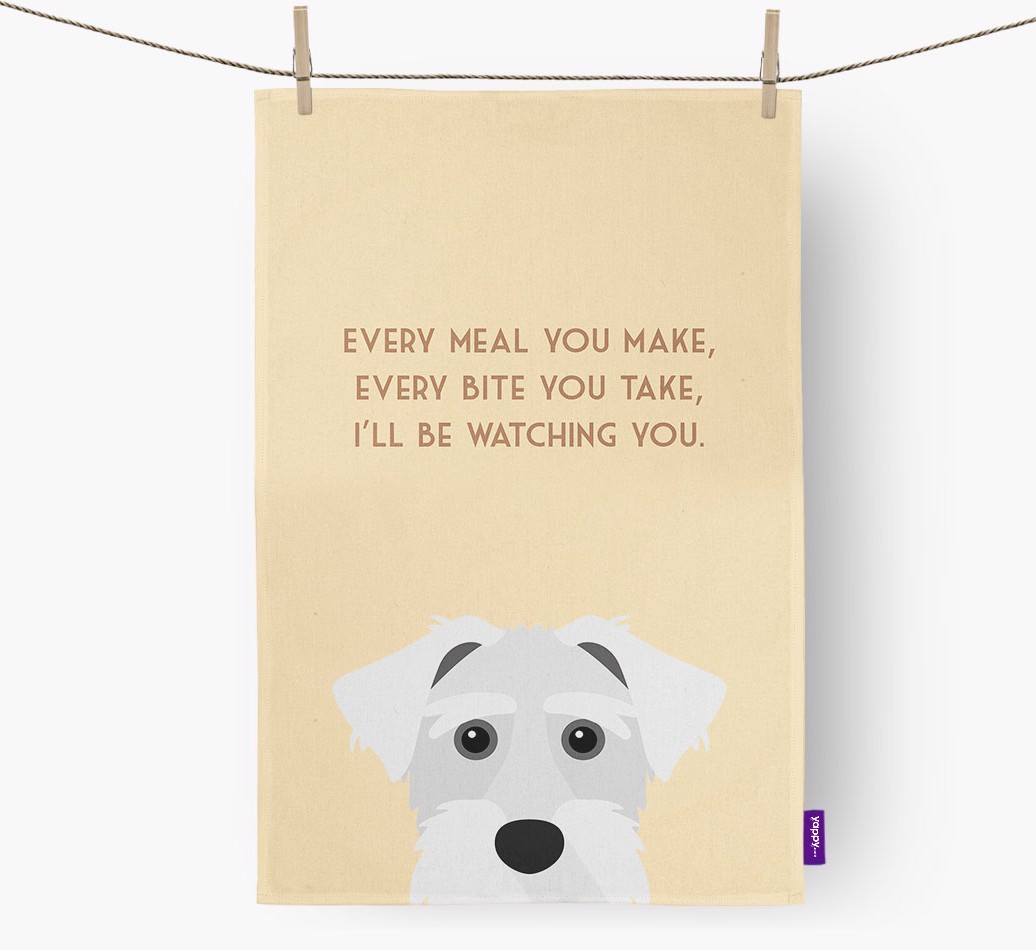 'I'll be watching you' Tea Towel