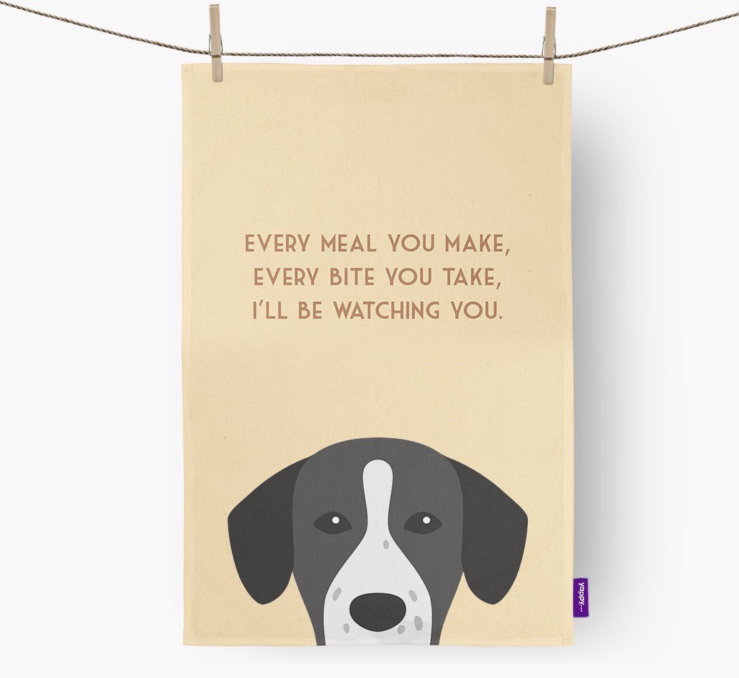 'I'll be watching you' Tea Towel