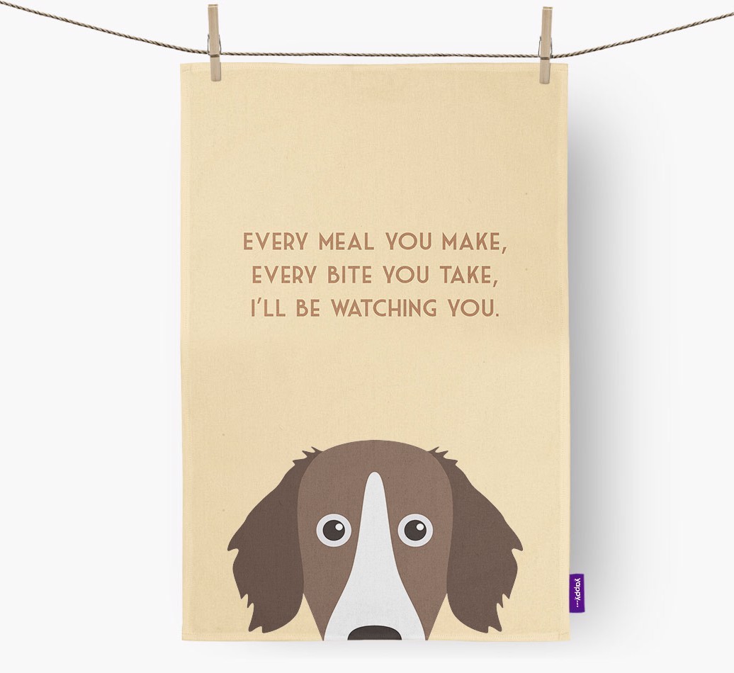 'I'll be watching you' Tea Towel