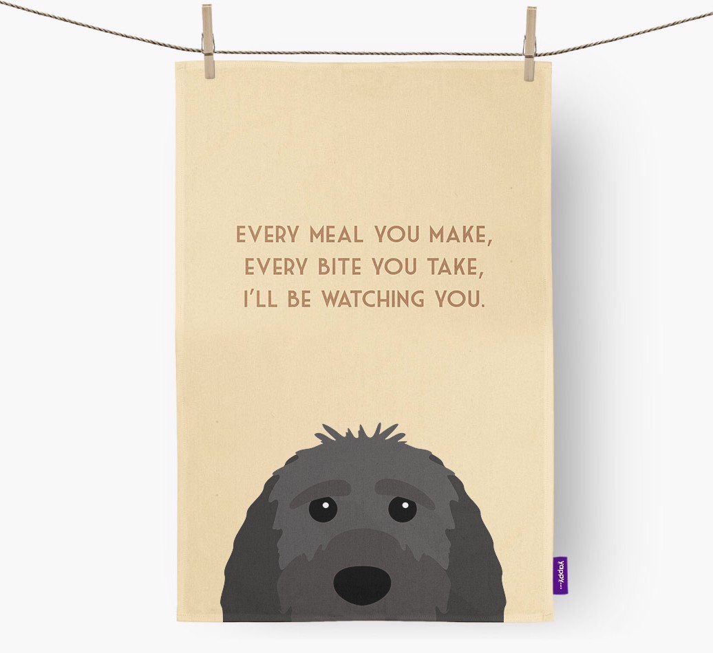 'I'll be watching you' Tea Towel