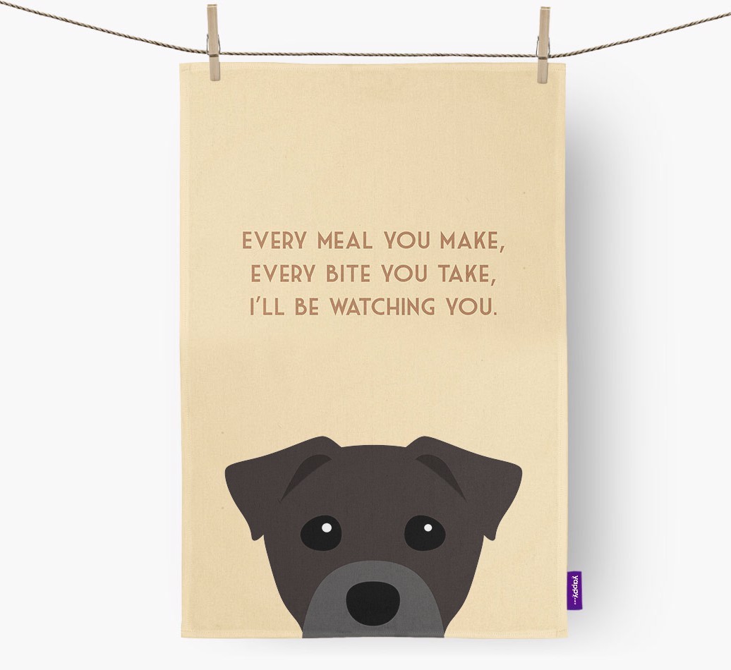 'I'll be watching you' Dish Towel