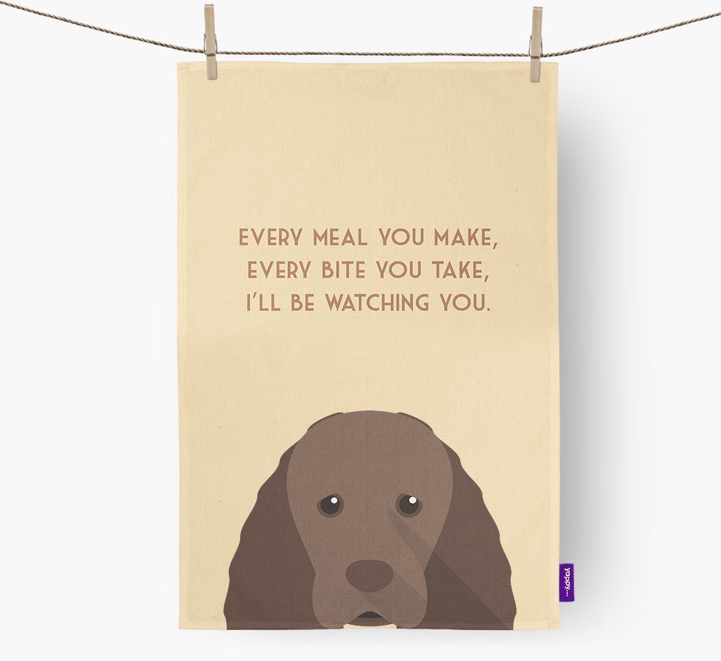'I'll be watching you' Tea Towel