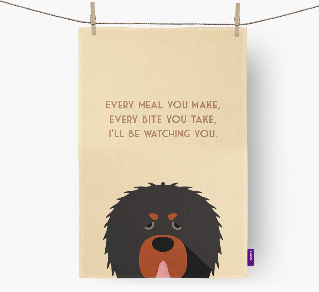 'I'll be watching you' Tea Towel